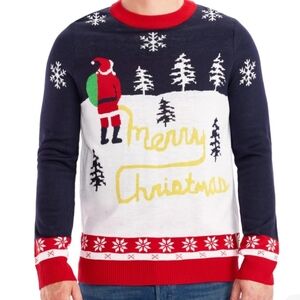 Tipsy‎ Elves XXL Men's Yellow Snow Ugly Christmas Sweater